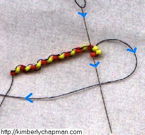 Brick Stitch 11 - Second Row and Increasing
