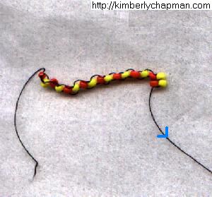 Brick Stitch 12 - Second Row and Increasing