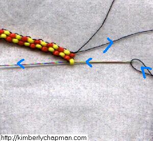 Brick Stitch 16 - Second Row and Increasing