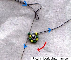Circular Brick Stitch 6 - Row 1