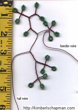 Beaded Tree Tutorial - see description for details