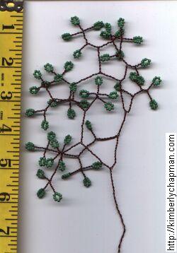 Beaded Tree Tutorial - see description for details