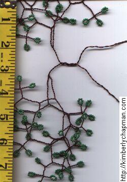 Beaded Tree Tutorial - see description for details