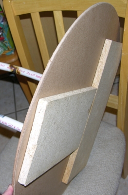 Underside of cake base