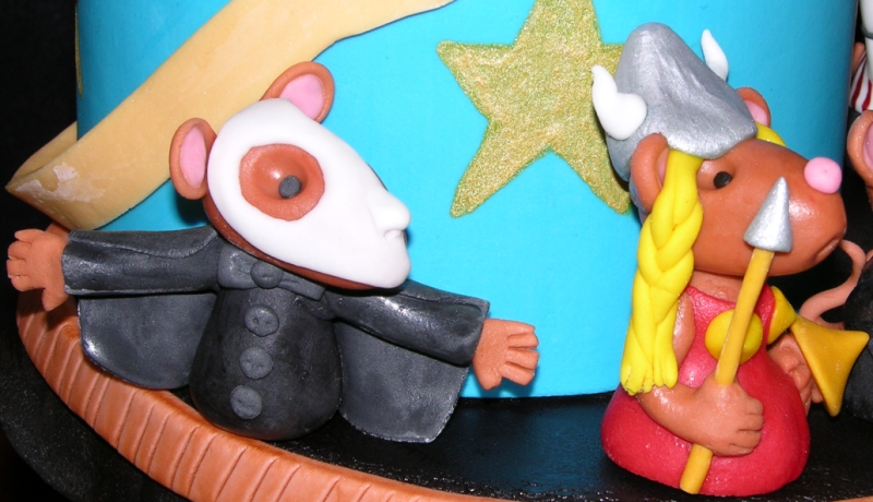 Musical Mice - Phantom of the Opera and Brunhilda or Fat Lady