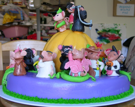 Halloween Cake - Left Rear