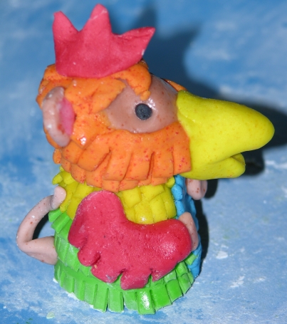 Halloween Cake - In the Making - Bird Mouse