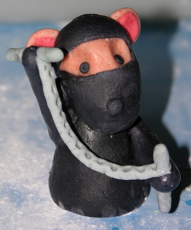Halloween Cake - In the Making - Ninja Mouse