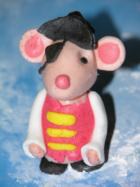 Halloween Cake - In the Making - Pirate Mouse
