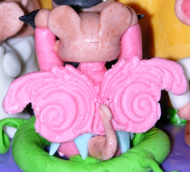 Halloween Cake - In the Making - Fairy Mouse - Back