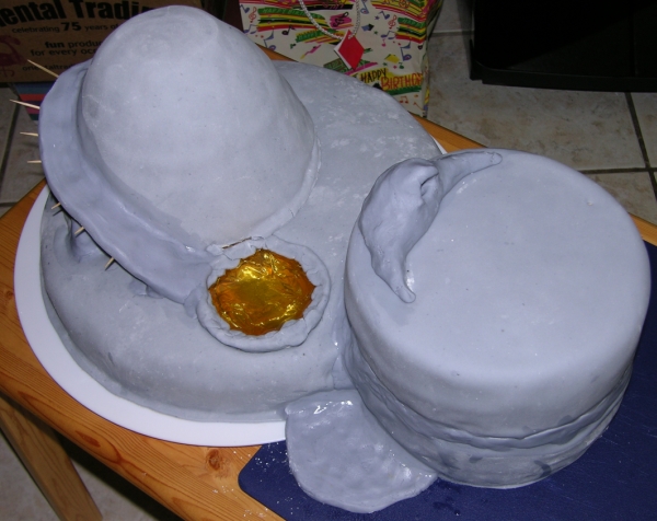 Fraggle Cake - In the Making - Building