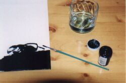 Painting the Cake Board