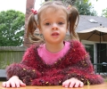 Fuzzy Poncho Closeup