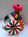 Ring Stack - Rings Scattered Around Peg