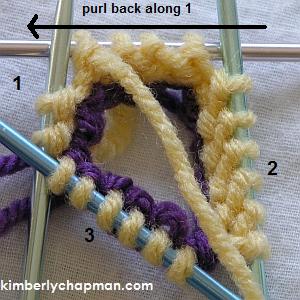 Knitting a Ring with Double-Pointed Needles Step 5