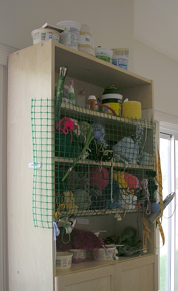 Yarn Storage - Left Side View